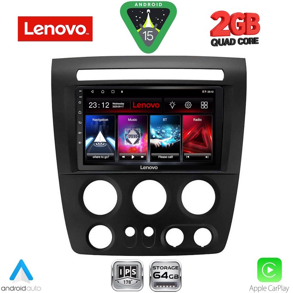 Βλησαρούλης Car Center - LENOVO LVD 2218_CPA (9inc) MULTIMEDIA TABLET for HUMMER H3 mod. 2005-2009