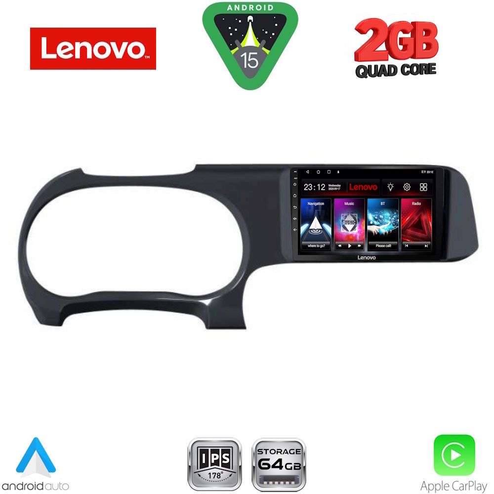 Βλησαρούλης Car Center - LENOVO LVD 2225_CPA (9inc) MULTIMEDIA TABLET for HYUNDAI i10 mod. 2020-2026