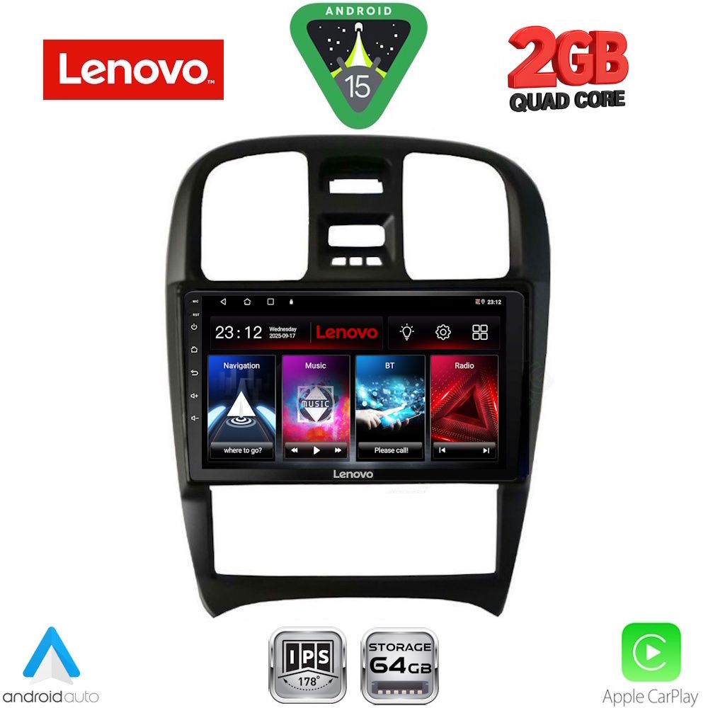 Βλησαρούλης Car Center - LENOVO LVD 2247_CPA (9inc) MULTIMEDIA TABLET for HYUNDAI SONATA mod. 2000-2006