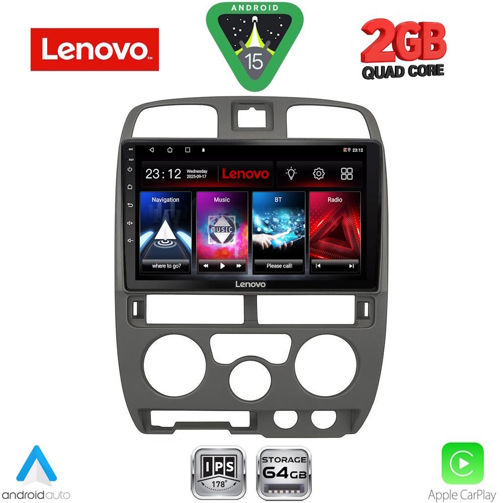 Βλησαρούλης Car Center - LENOVO LVD 2253GR_CPA (9inc) MULTIMEDIA TABLET for ISUZU D-MAX mod. 2002-2008 (GREY)
