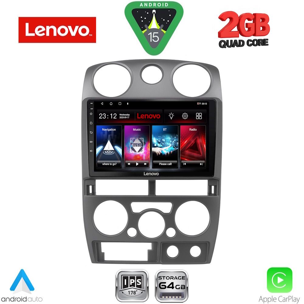 Βλησαρούλης Car Center - LENOVO LVD 2254GR_CPA (9inc) MULTIMEDIA TABLET for ISUZU D-MAX mod. 2008-2012 (GREY)