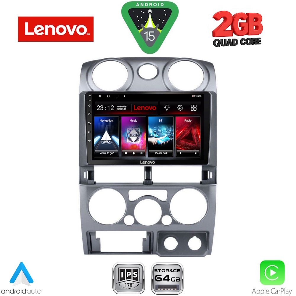 Βλησαρούλης Car Center - LENOVO LVD 2254SL_CPA (9inc) MULTIMEDIA TABLET for ISUZU D-MAX mod. 2008-2012 (SILVER)