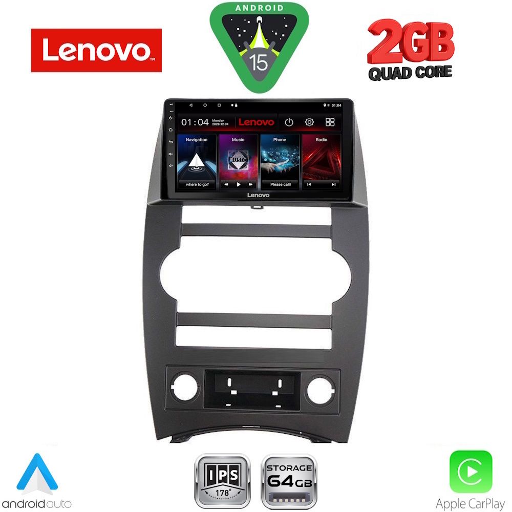 Βλησαρούλης Car Center - LENOVO LVD 2274_CPA (9inc) MULTIMEDIA TABLET for JEEP COMMANDER mod. 2007-2009