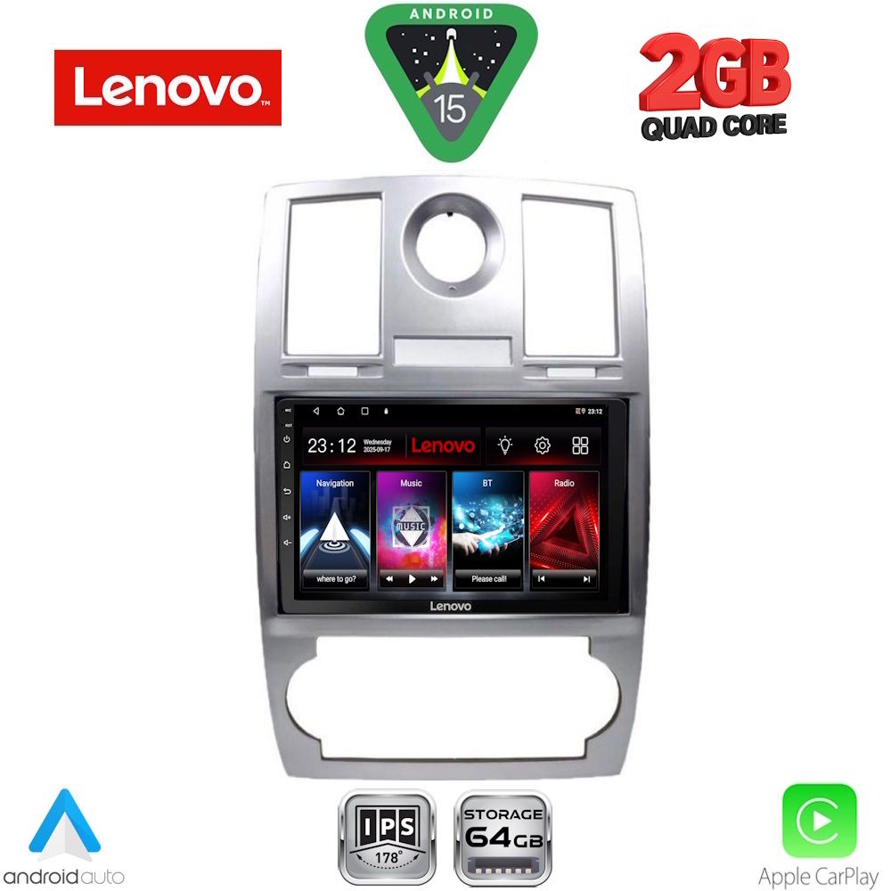 Βλησαρούλης Car Center - LENOVO LVD 2285_CPA (9inc) MULTIMEDIA TABLET for CHRYSLER 300C mod. 2005-2010