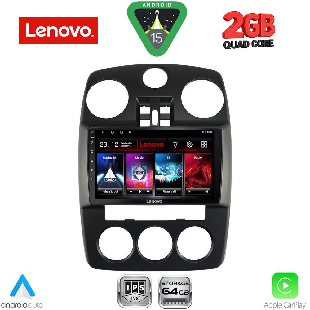 Βλησαρούλης Car Center - LENOVO LVD 2287_CPA (9inc) MULTIMEDIA for CHRYSLER PT CRUISER mod. 2005-2010
