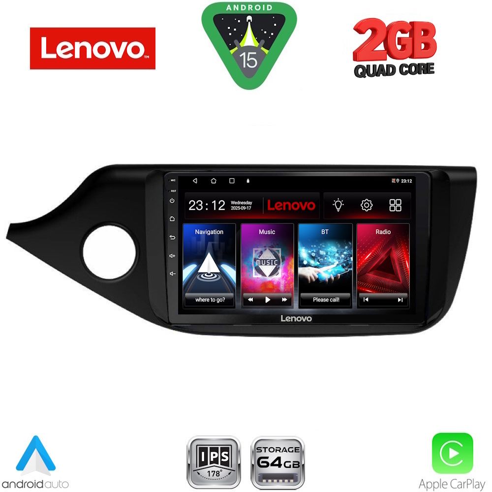 Βλησαρούλης Car Center - LENOVO LVD 2302_CPA (9inc) MULTIMEDIA TABLET for KIA CEED  mod. 2012-2018