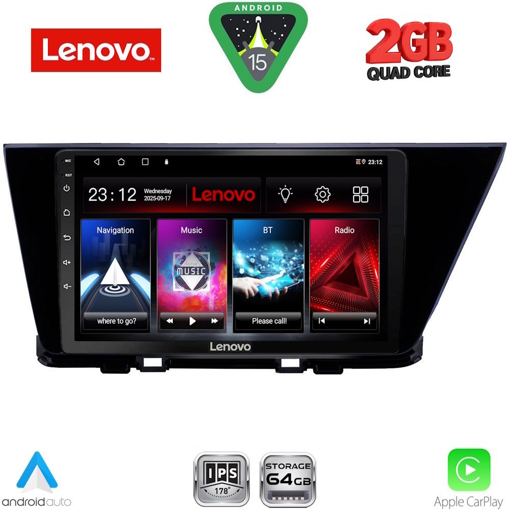 Βλησαρούλης Car Center - LENOVO LVD 2305_CPA (9inc) MULTIMEDIA TABLET for KIA NIRO mod. 2017-2021