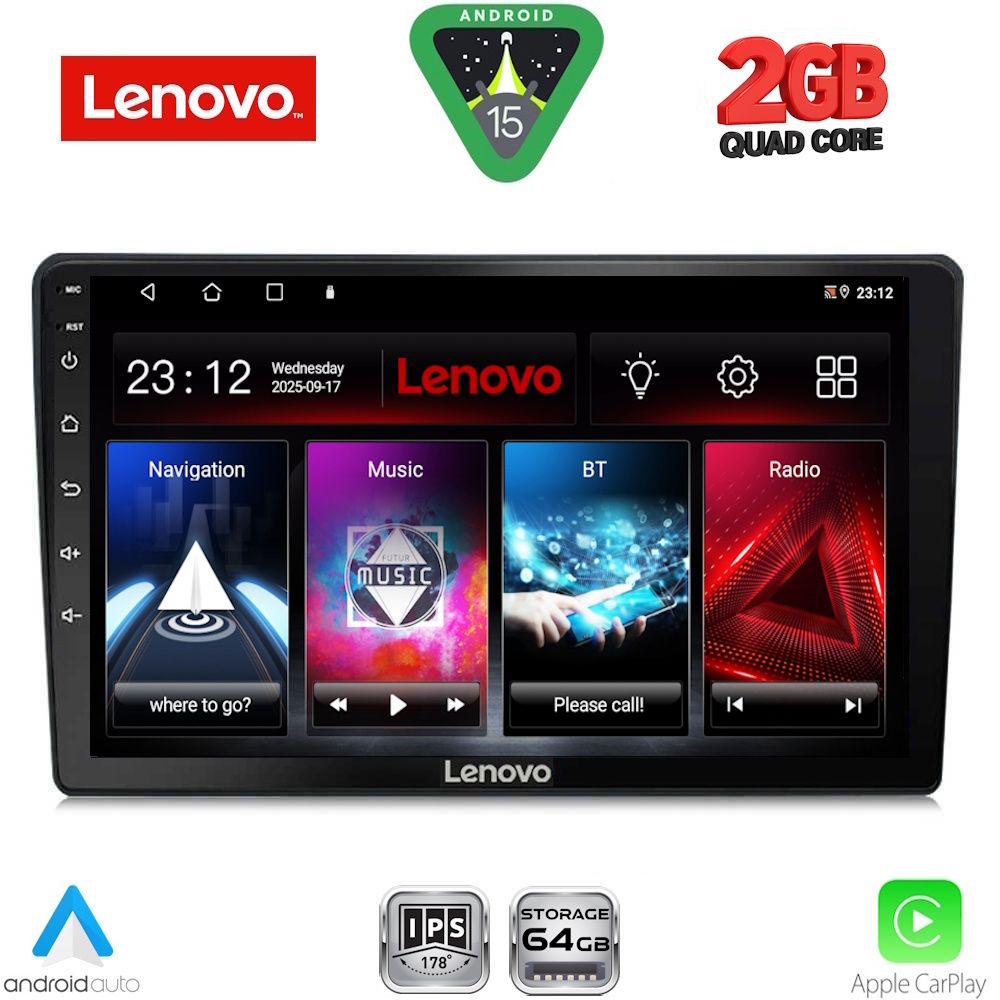 Βλησαρούλης Car Center - LENOVO LVD 2360_CPA (9inc) MULTIMEDIA TABLET for MAZDA 2 mod. 2002-2007