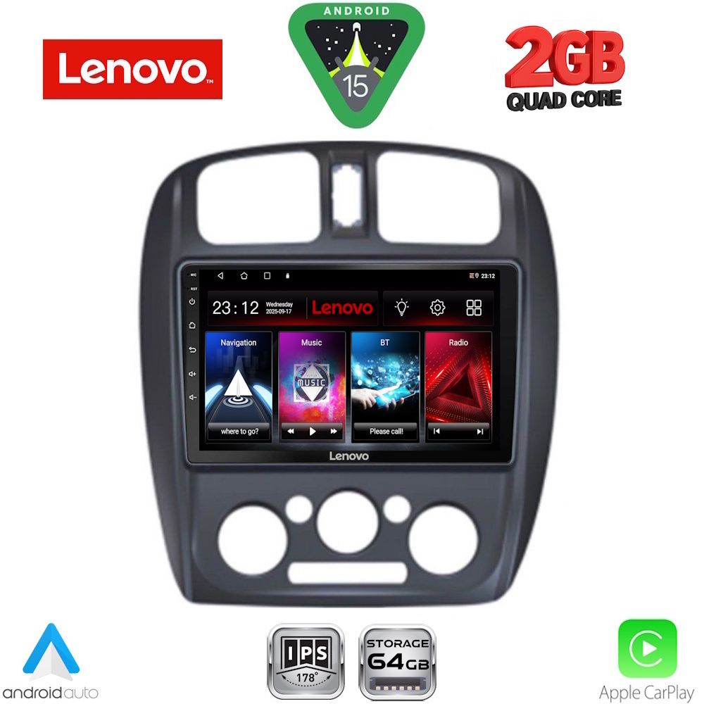 Βλησαρούλης Car Center - LENOVO LVD 2363_CPA (9inc) MULTIMEDIA TABLET for MAZDA 323 mod. 1998-2004
