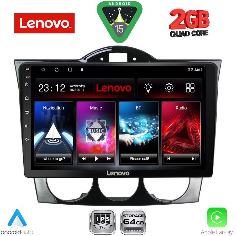 Βλησαρούλης Car Center - LENOVO LVD 2394_CPA (9inc) MULTIMEDIA TABLET for MAZDA RX8 mod. 2001-2008