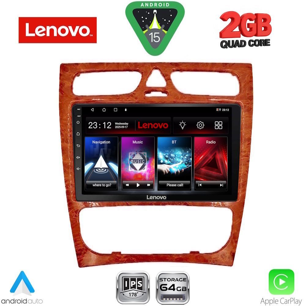 Βλησαρούλης Car Center - LENOVO LVD 2402CH_CPA (9inc) MULTIMEDIA TABLET for MERCEDES C (W203) mod. 1999-2004