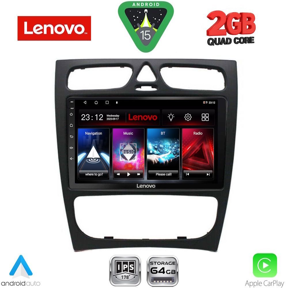 Βλησαρούλης Car Center - LENOVO LVD 2402_CPA (9inc) MULTIMEDIA TABLET for MERCEDES C (W203) mod. 1999-2004