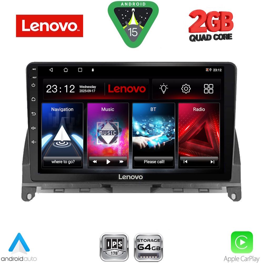 Βλησαρούλης Car Center - LENOVO LVD 2405_CPA (9inc) MULTIMEDIA TABLET for MERCEDES C (W204) mod. 2007-2011