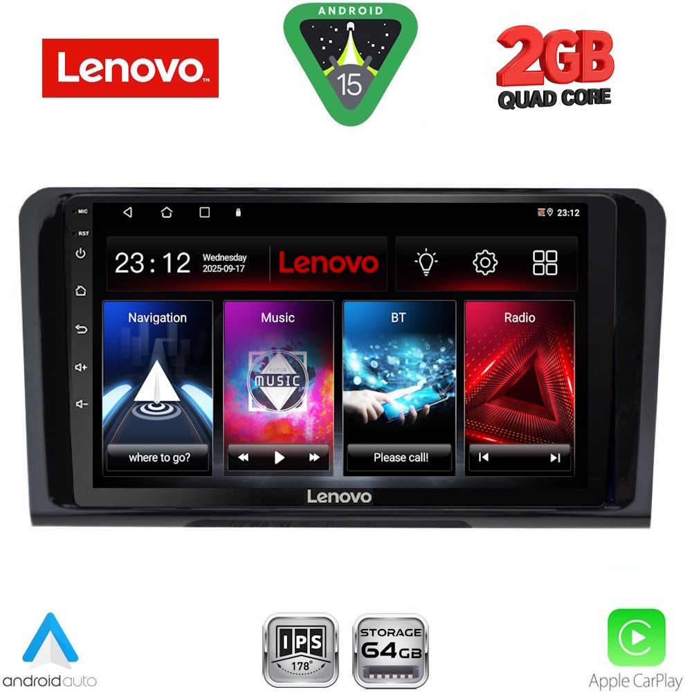 Βλησαρούλης Car Center - LENOVO LVD 2414_CPA (9inc) MULTIMEDIA TABLET for MERCEDES ML (W164) – GL (X164) mod. 2005-2011
