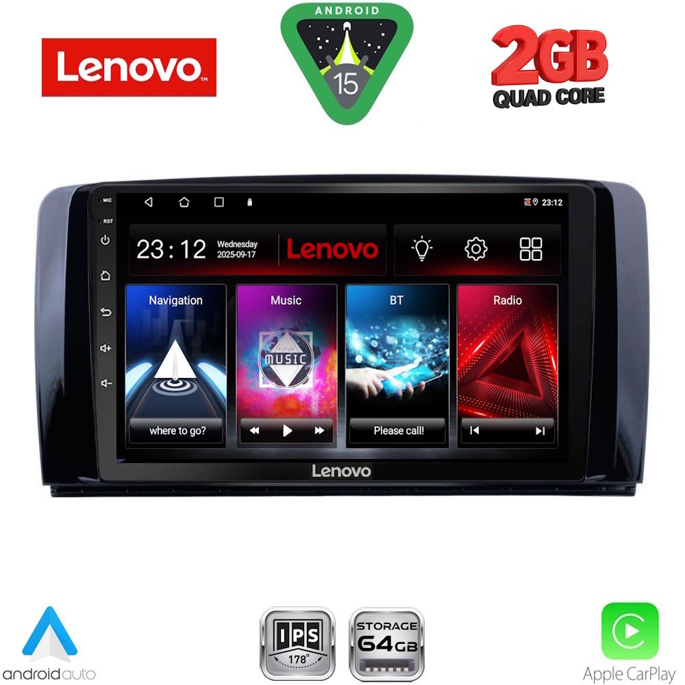 Βλησαρούλης Car Center - LENOVO LVD 2422_CPA (9inc) MULTIMEDIA TABLET for MERCEDES R (W251) mod. 2006-2015