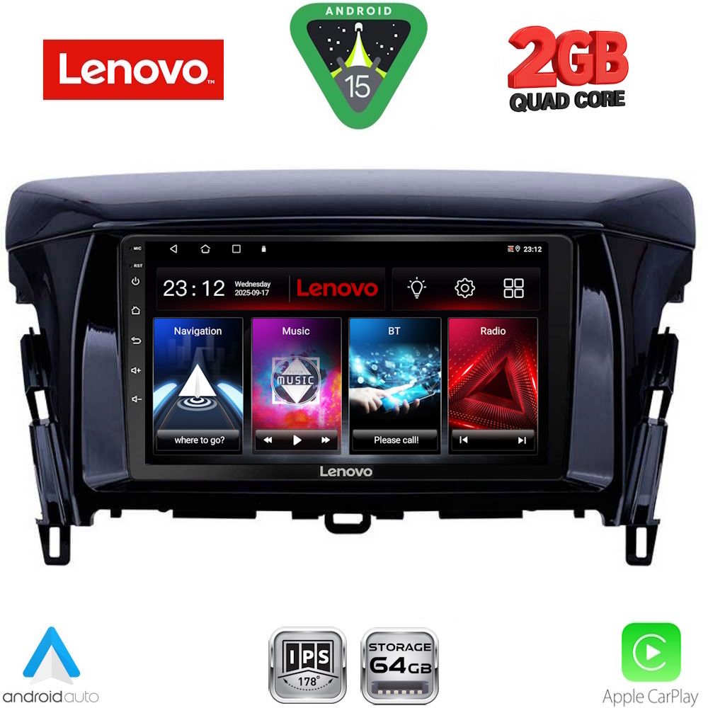 Βλησαρούλης Car Center - LENOVO LVD 2432_CPA (9inc) MULTIMEDIA TABLET for MITSUBISHI ECLIPSE CROSS mod. 2018-2026