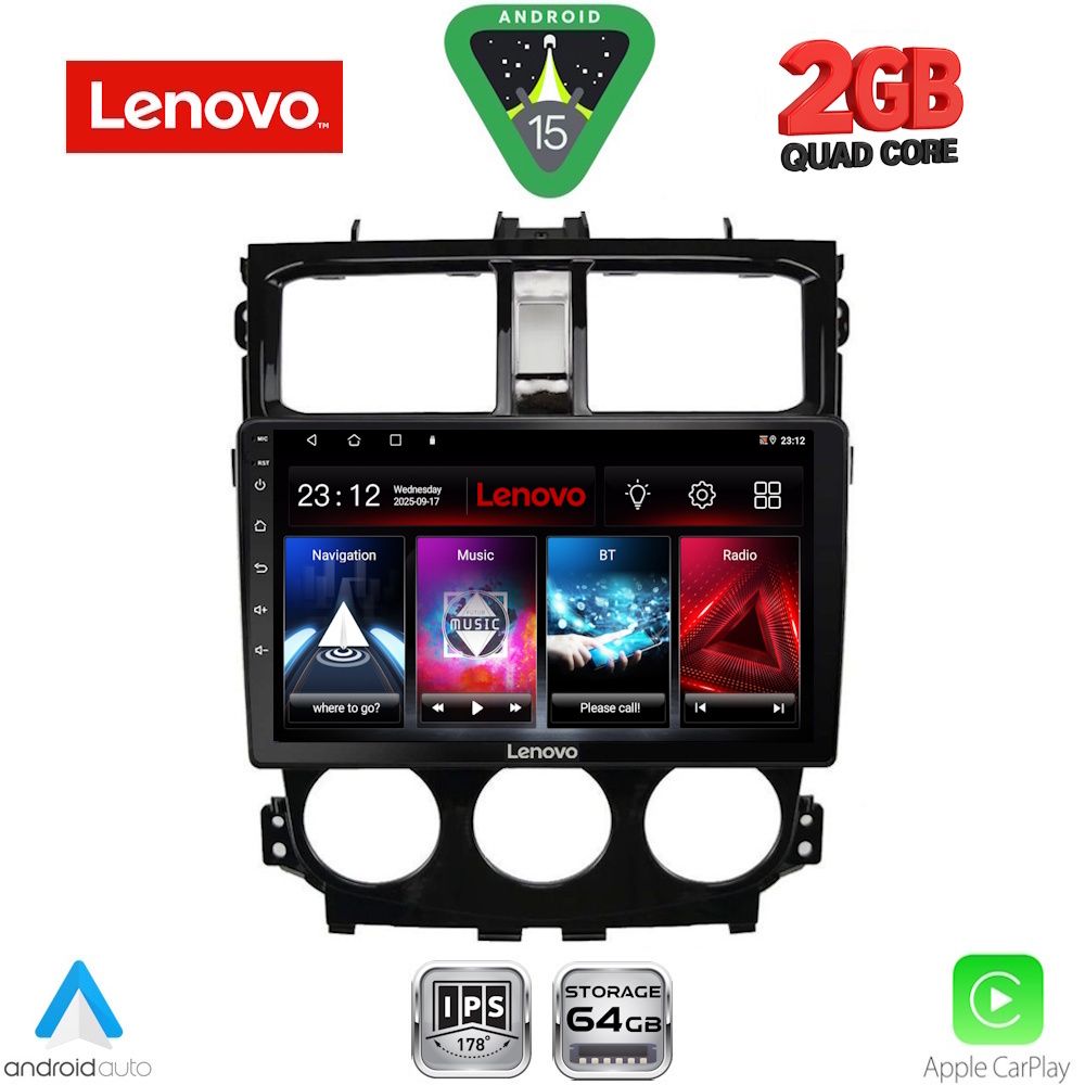 Βλησαρούλης Car Center - LENOVO LVD 2435_CPA (9inc) MULTIMEDIA TABLET for MITSUBISHI COLT mod. 2013-2023