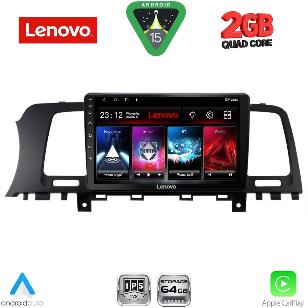 Βλησαρούλης Car Center - LENOVO LVD 2462_CPA (9inc) MULTIMEDIA TABLET for NISSAN MURANO mod. 2007-2014
