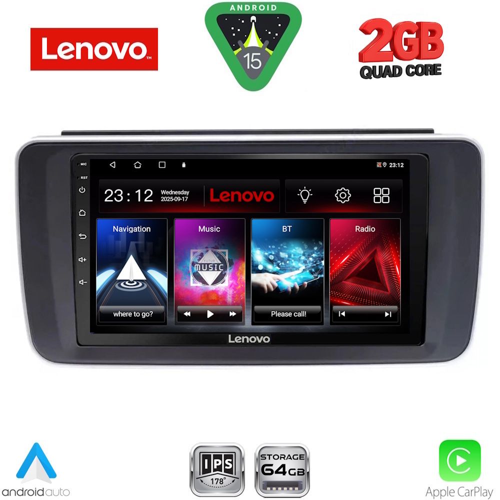 Βλησαρούλης Car Center - LENOVO LVD 2473_CPA (9inc) MULTIMEDIA TABLET for NISSAN LEAF mod. 2018-2025