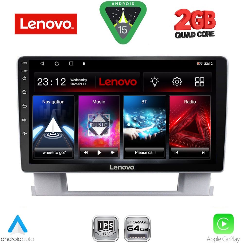 Βλησαρούλης Car Center - LENOVO LVD 2482_CPA (9inc) MULTIMEDIA TABLET for OPEL ASTRA J  mod.2010-2016