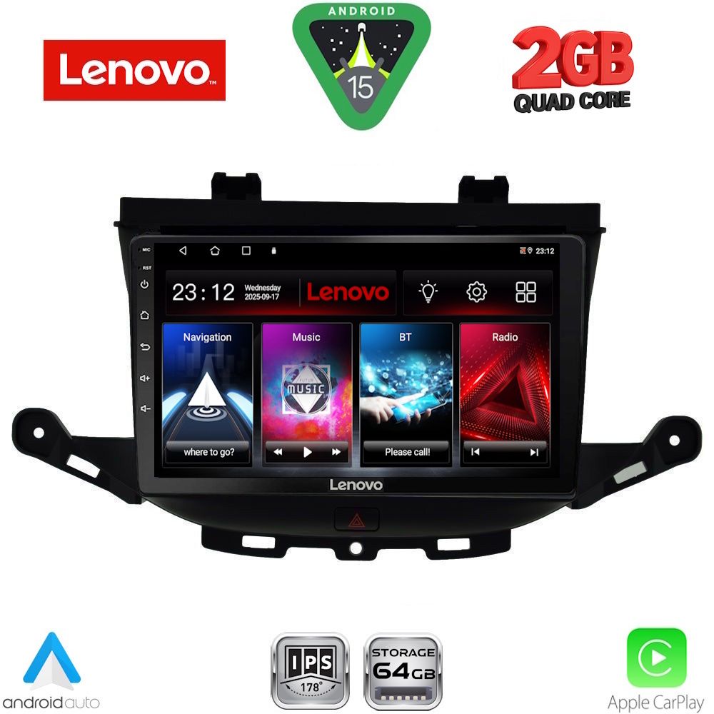 Βλησαρούλης Car Center - LENOVO LVD 2483_CPA (9inc) MULTIMEDIA TABLET for OPEL ASTRA K  mod.2015>