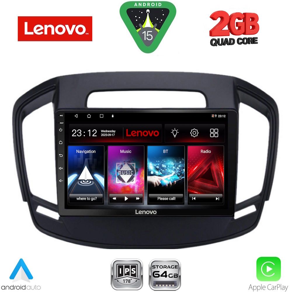 Βλησαρούλης Car Center - LENOVO LVD 2492_CPA (9inc) MULTIMEDIA TABLET for OPEL INSIGNIA  mod. 2014-2017