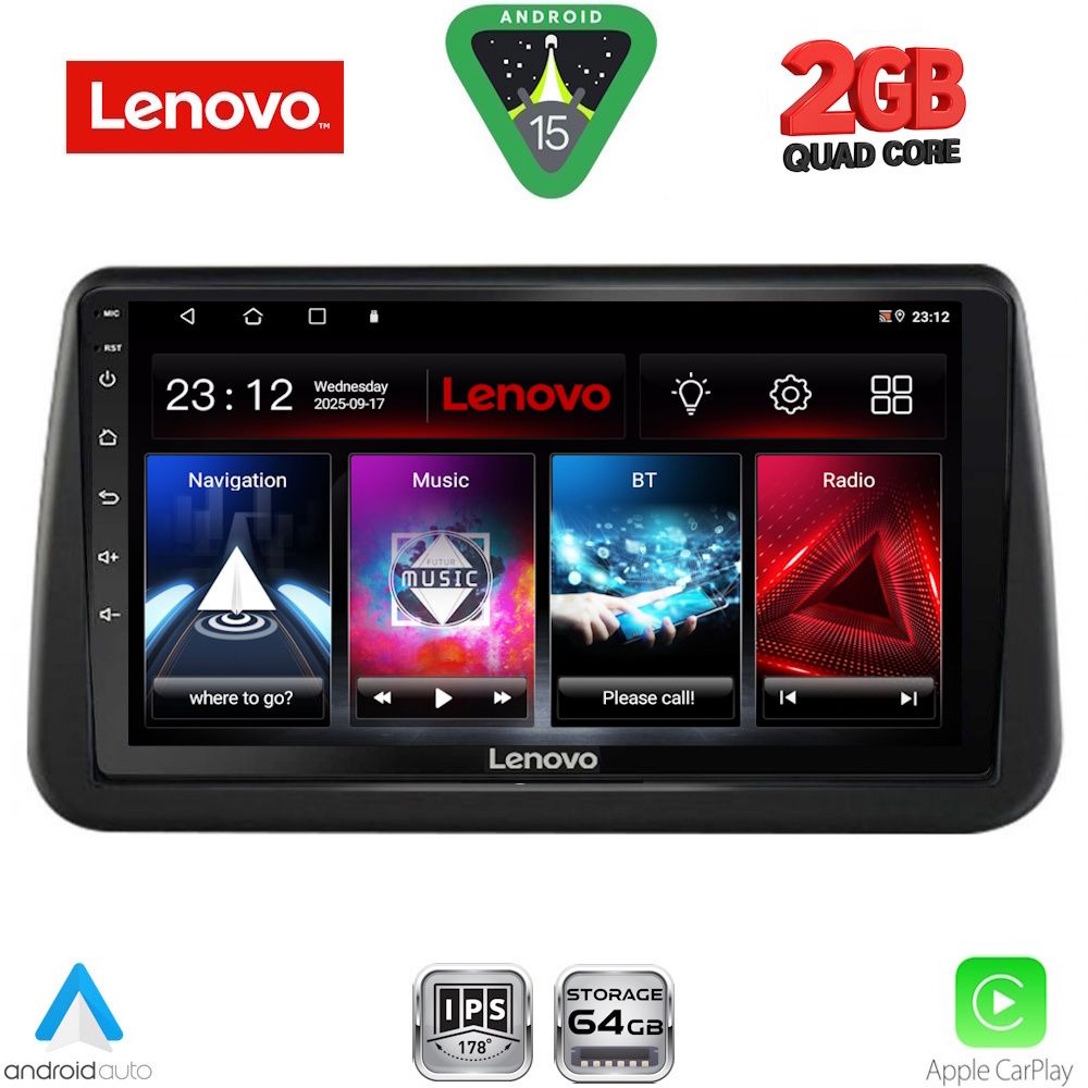 Βλησαρούλης Car Center - LENOVO LVD 2494_CPA (9inc) MULTIMEDIA TABLET for OPEL MERIVA mod. 2010-2017