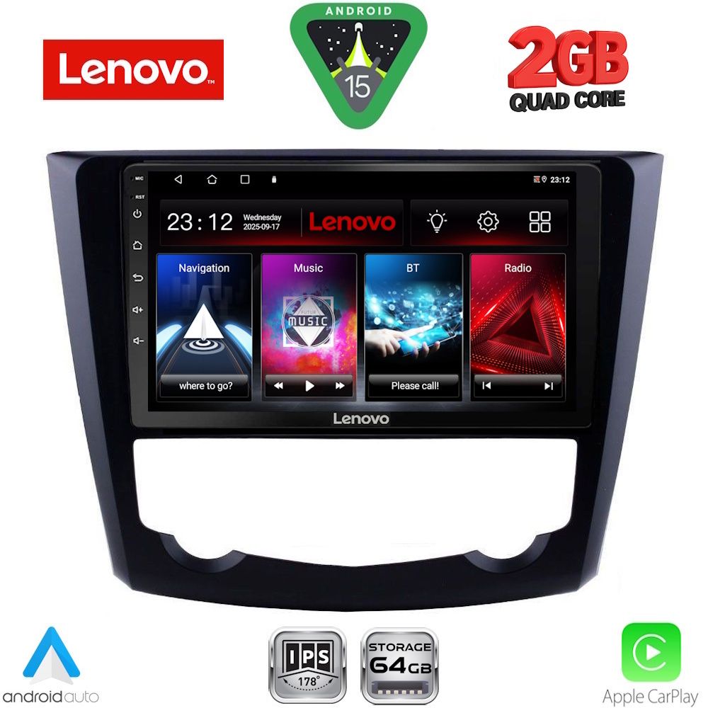Βλησαρούλης Car Center - LENOVO LVD 2549_CPA (9inc) MULTIMEDIA TABLET for RENAULT KADJAR mod. 2015>