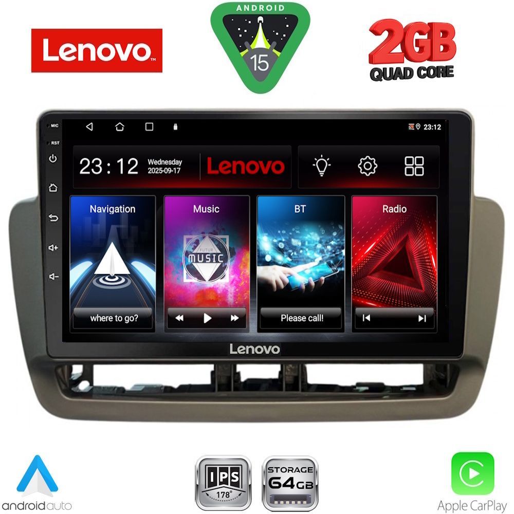 Βλησαρούλης Car Center - LENOVO LVD 2572_CPA (9inc) MULTIMEDIA TABLET for SEAT IBIZA mod. 2012-2015