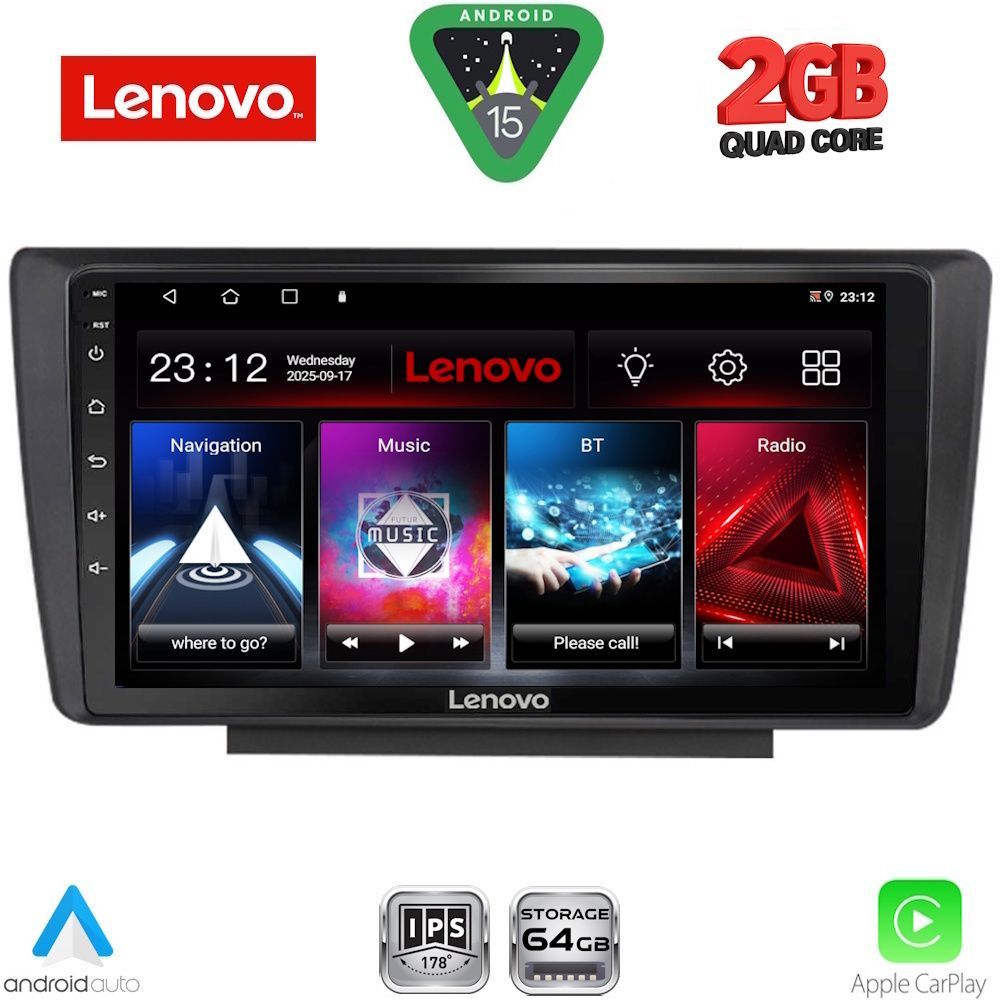 Βλησαρούλης Car Center - LENOVO LVD 2594_CPA (9inc) MULTIMEDIA TABLET for  SKODA OCTAVIA 5 mod. 2005-2012