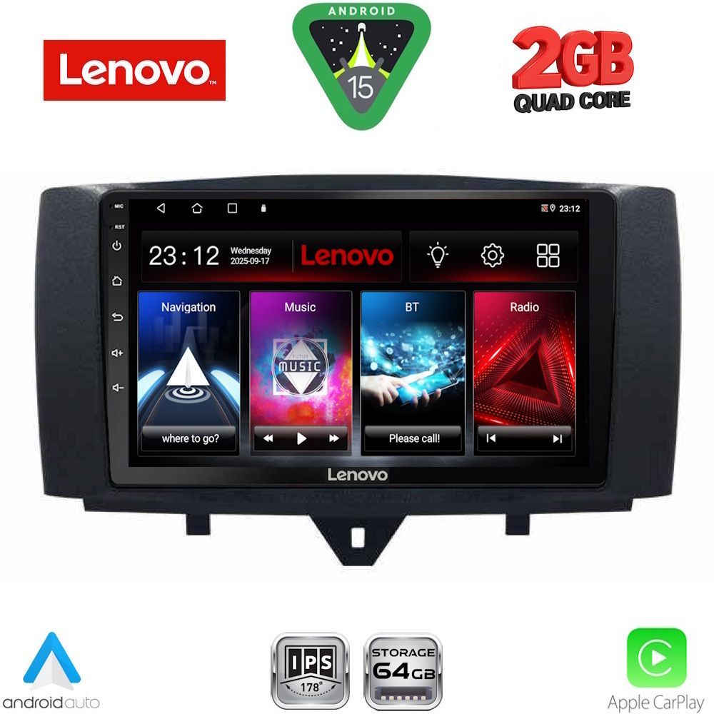 Βλησαρούλης Car Center - LENOVO LVD 2622_CPA (9inc) MULTIMEDIA TABLET for SMART (451) mod. 2010-2015