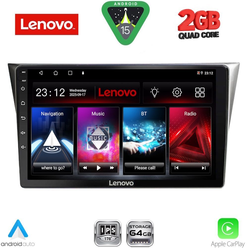 Βλησαρούλης Car Center - LENOVO LVD 2659_CPA (9inc) MULTIMEDIA TABLET for SUBARU IMPREZA mod. 2002-2008