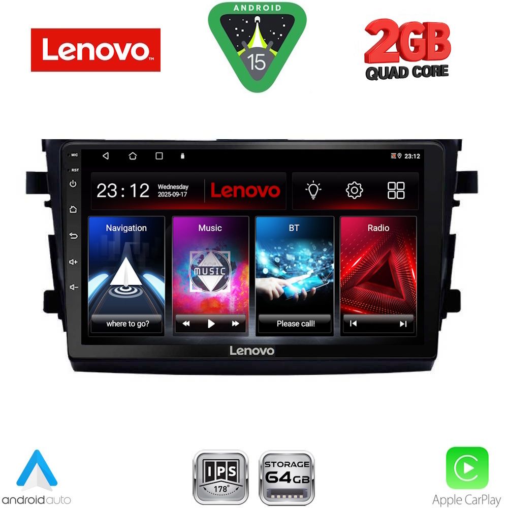 Βλησαρούλης Car Center - LENOVO LVD 2674_CPA (9inc) MULTIMEDIA TABLET for SUZUKI CELERIO mod. 2015>
