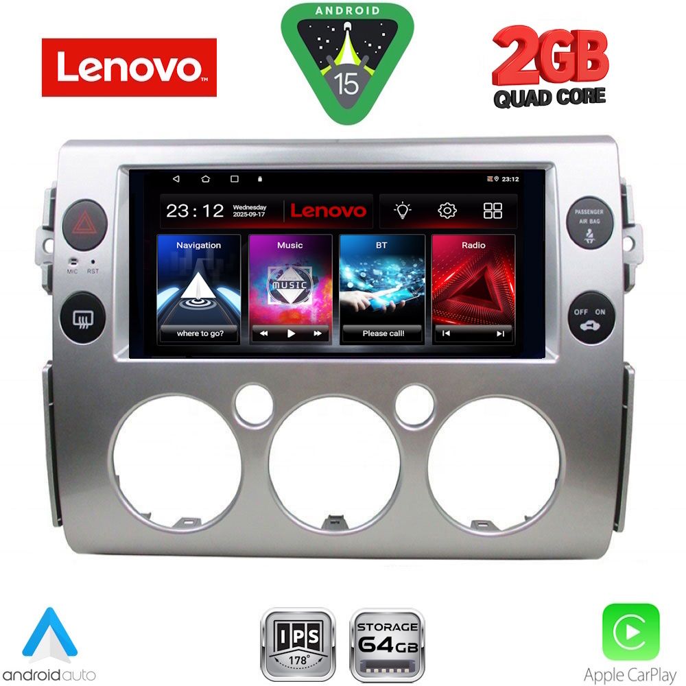 Βλησαρούλης Car Center - LENOVO LVD 2717_CPA (9inc) MULTIMEDIA TABLET for TOYOTA FJ CRUISER mod. 2007-2013