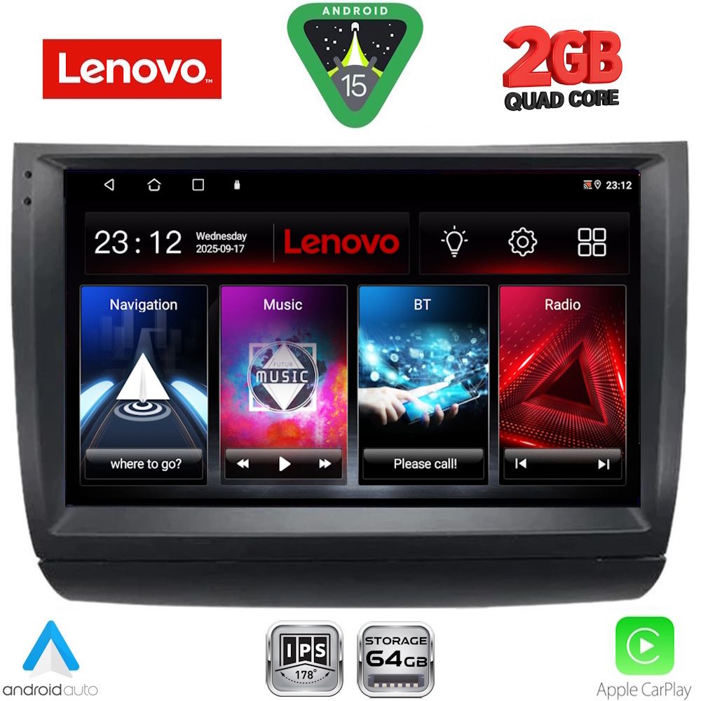 Βλησαρούλης Car Center - LENOVO LVD 2728_CPA (9inc) MULTIMEDIA TABLET for TOYOTA PRIUS mod. 2003-2009