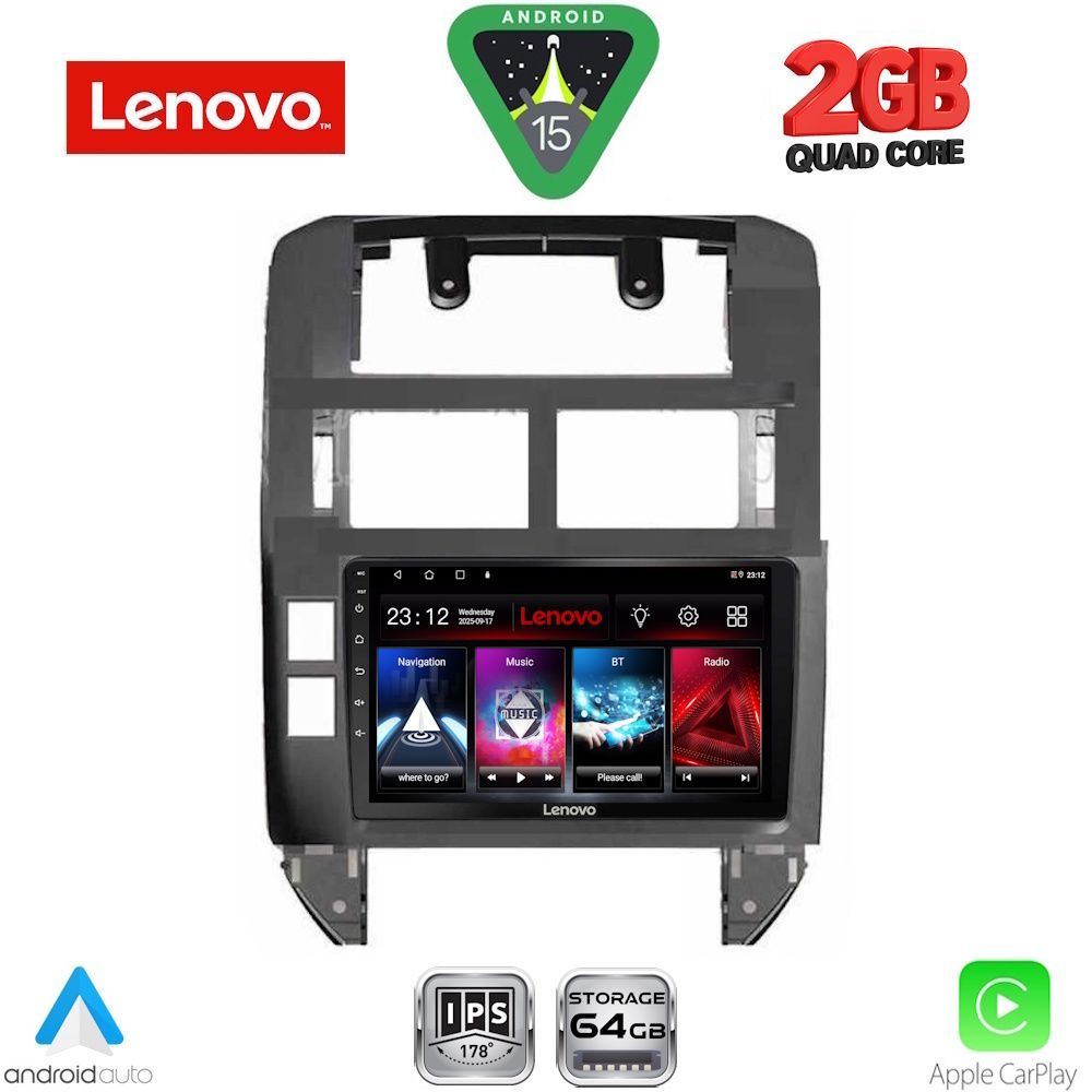 Βλησαρούλης Car Center - LENOVO LVD 2755_CPA (9inc) MULTIMEDIA TABLET for VW POLO mod. 2002-2009