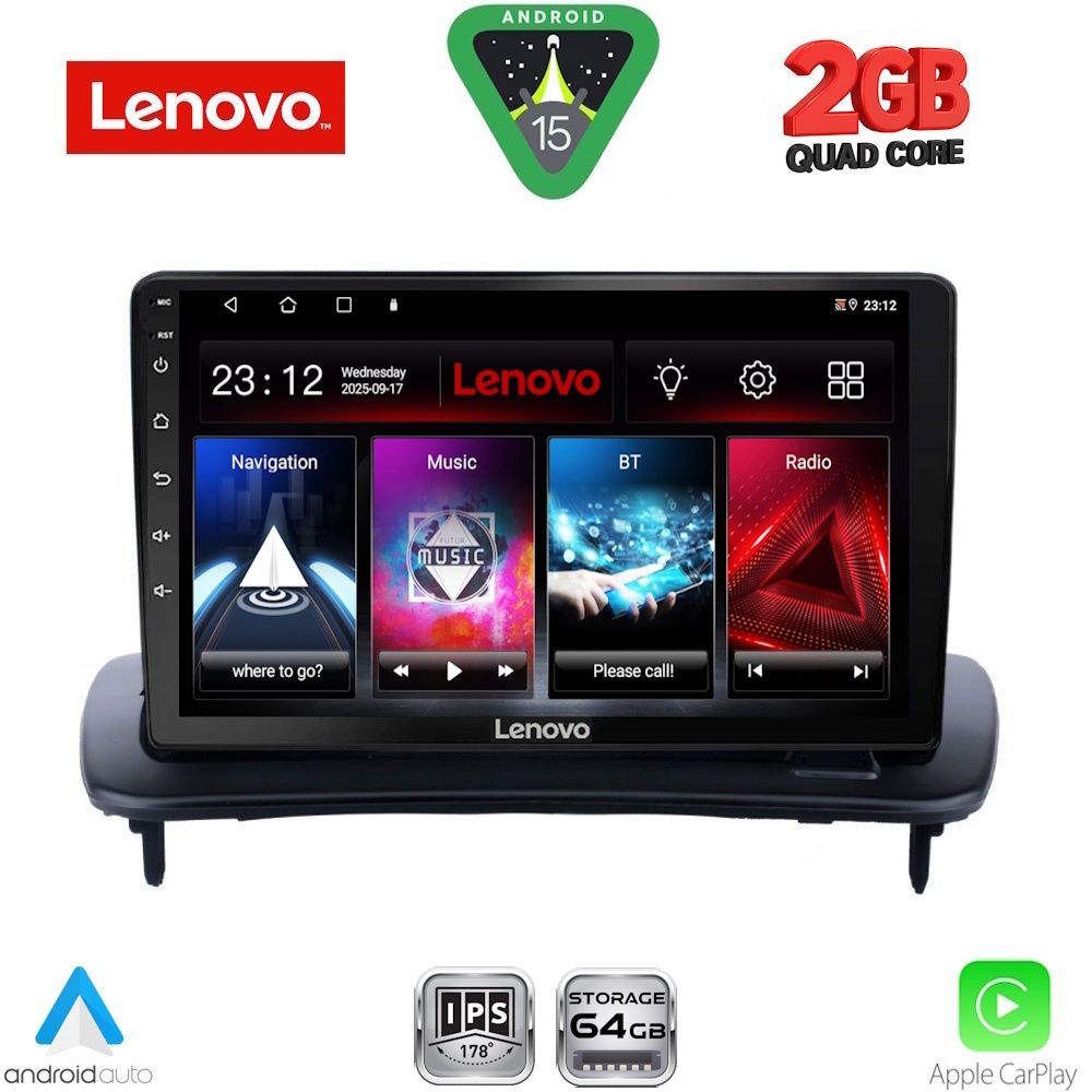 Βλησαρούλης Car Center - LENOVO LVD 2783_CPA (9inc) MULTIMEDIA TABLET for VOLVO C30 - S40 mod. 2005-2013