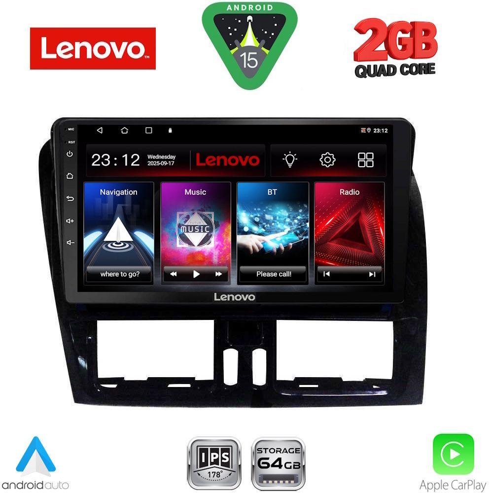 Βλησαρούλης Car Center - LENOVO LVD 2787_CPA (9inc) MULTIMEDIA TABLET for VOLVO XC60 mod. 2009-2017