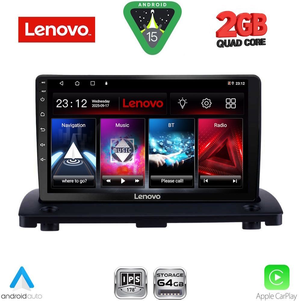 Βλησαρούλης Car Center - LENOVO LVD 2789_CPA (9inc) MULTIMEDIA TABLET for VOLVO XC90 mod. 2002-2014