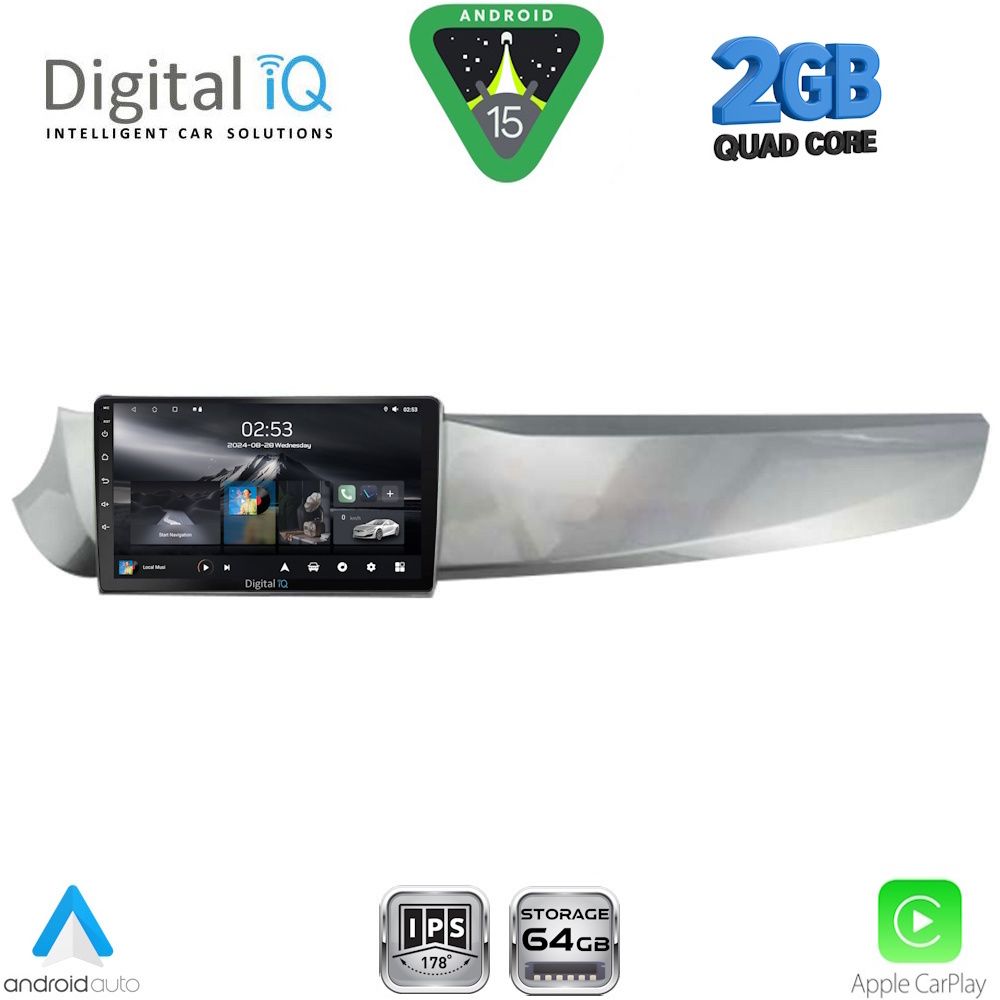 Βλησαρούλης Car Center - DIGITAL IQ RSD 1025_CPA (9inc) MULTIMEDIA TABLET for ALFA ROMEO GIULIETTA mod. 2010-2014