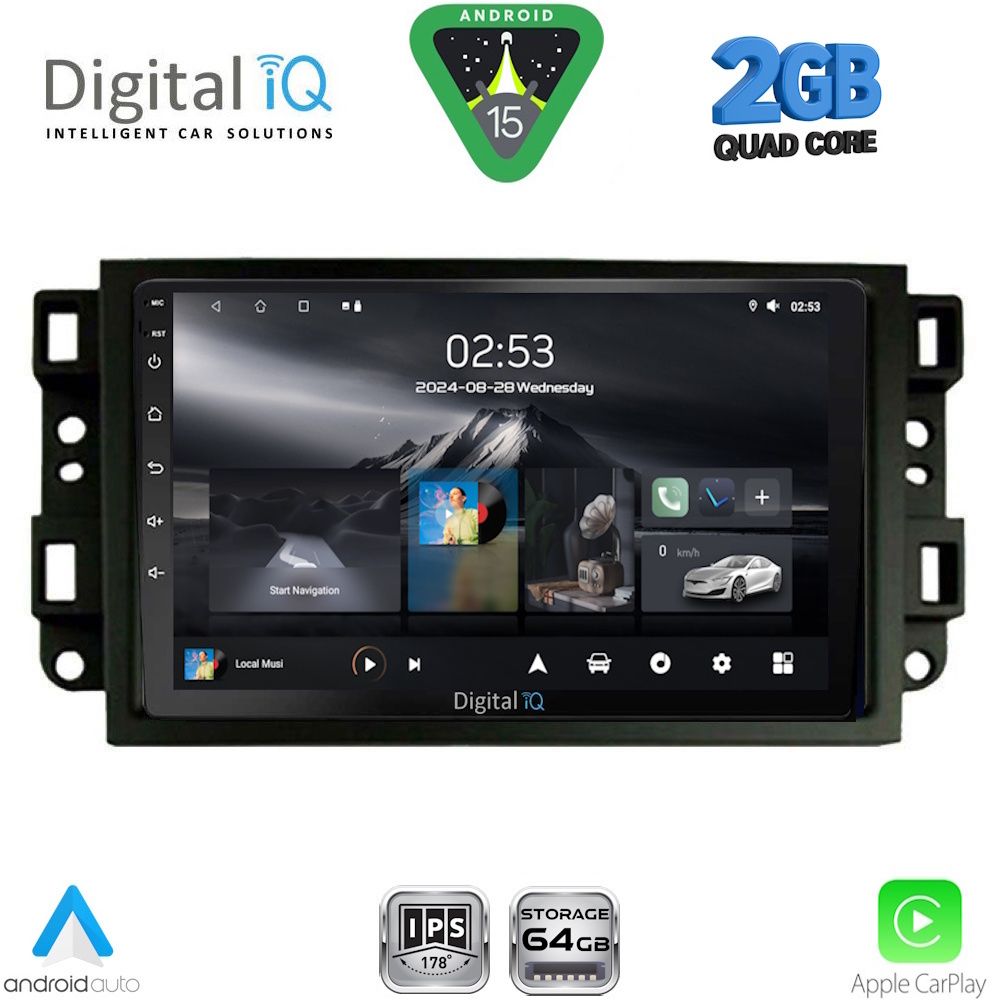 Βλησαρούλης Car Center - DIGITAL IQ RSD 1070_CPA (10inc) MULTIMEDIA TABLET for CHEVROLET ALL mod. 2004-2011