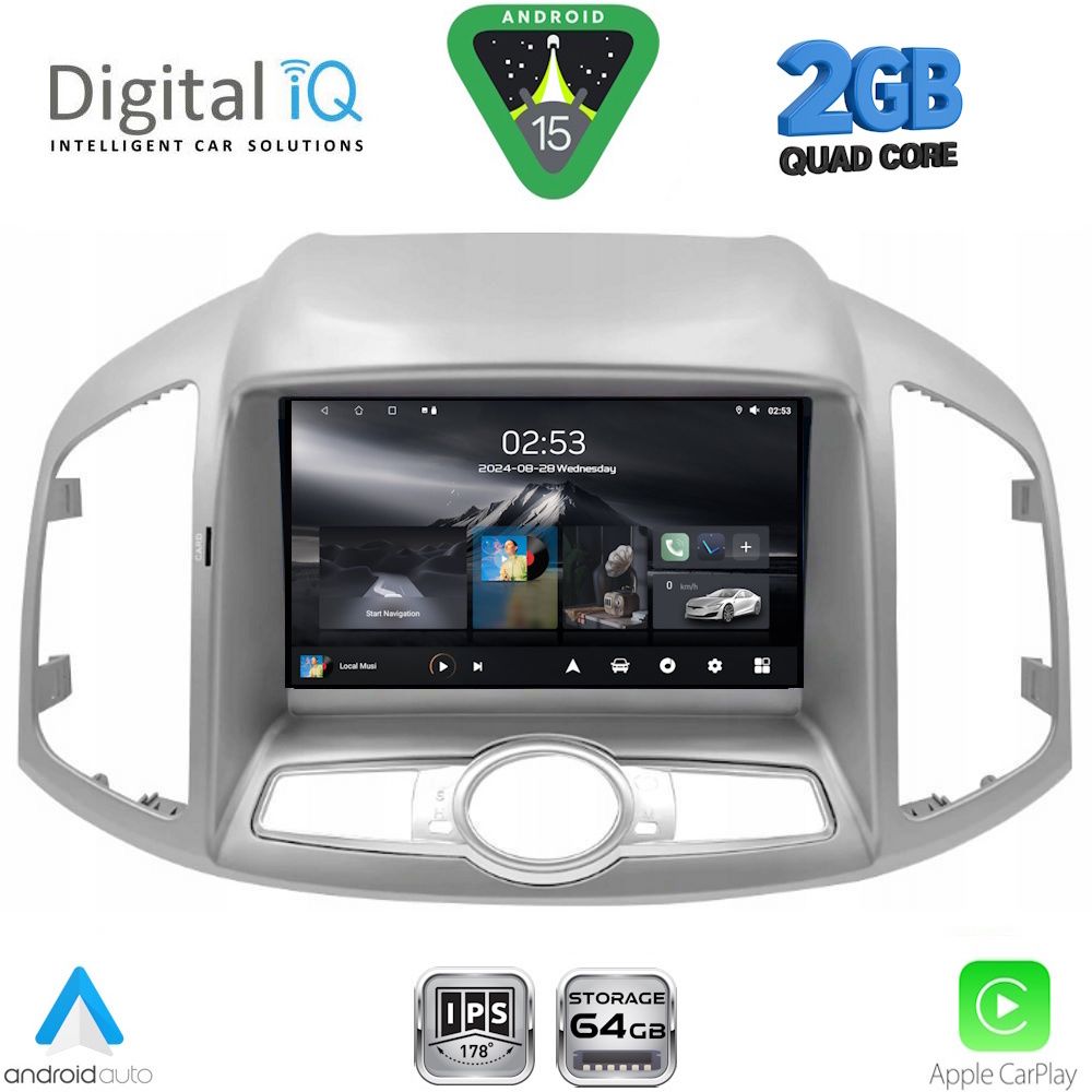 Βλησαρούλης Car Center - DIGITAL IQ RSD 1071_CPA (9inc) MULTIMEDIA for CHEVROLET CAPTIVA mod. 2012-2018