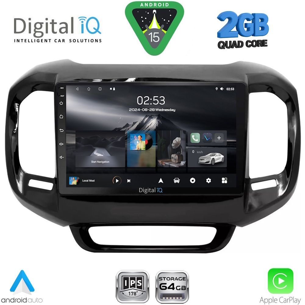 Βλησαρούλης Car Center - DIGITAL IQ RSD 1127_CPA (9inc) MULTIMEDIA TABLET for FIAT TORO mod. 2017-2026