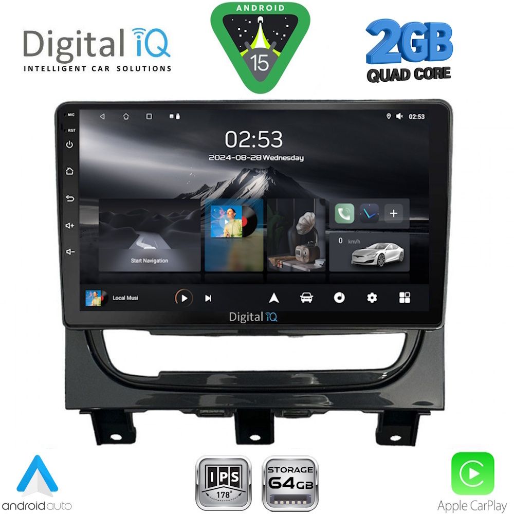 Βλησαρούλης Car Center - DIGITAL IQ RSD 1146_CPA (9inc) MULTIMEDIA TABLET for FIAT STRADA mod. 2012-2020