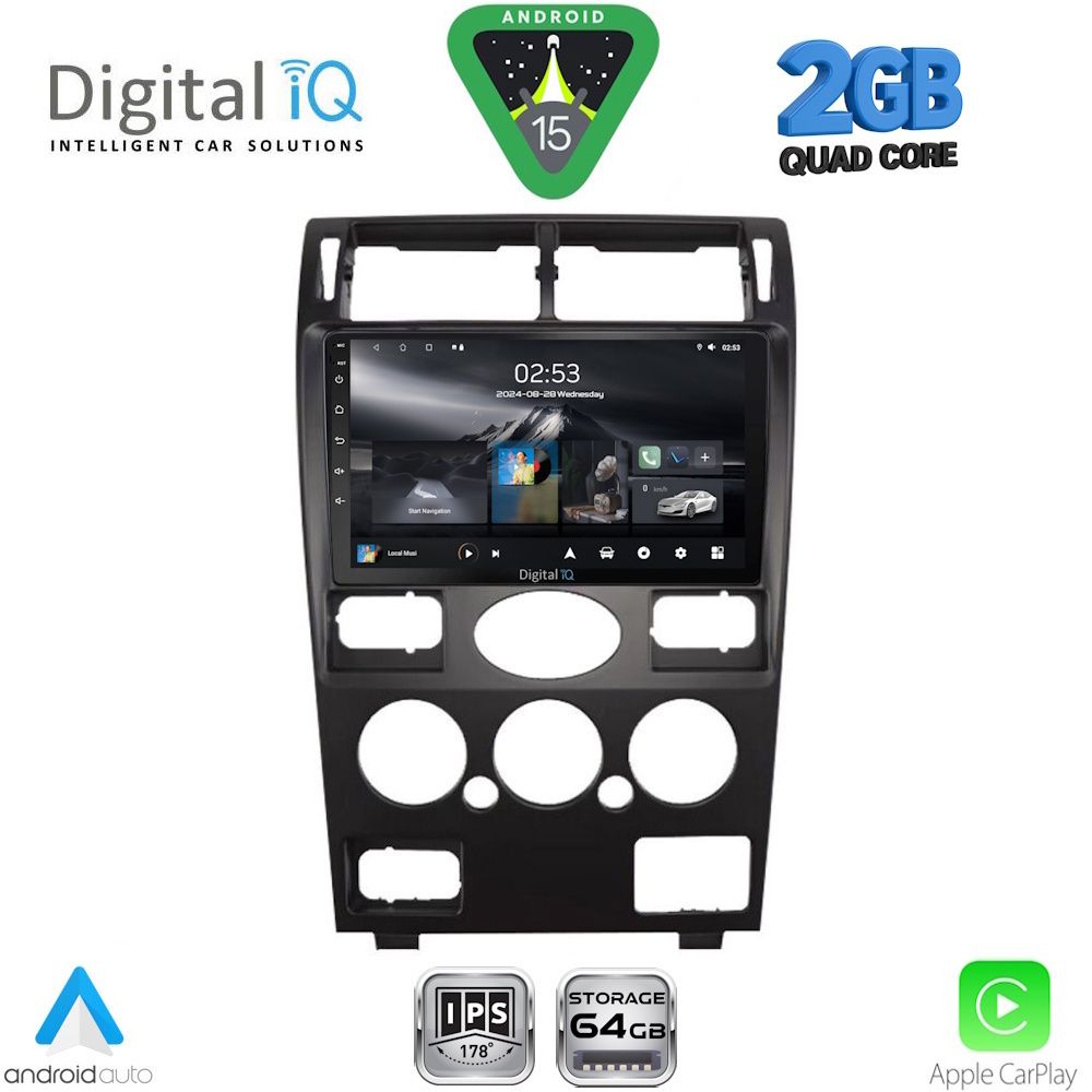 Βλησαρούλης Car Center - DIGITAL IQ RSD 1161B_CPA (9inc) MULTIMEDIA TABLET for FORD MONDEO mod. 2003-2006