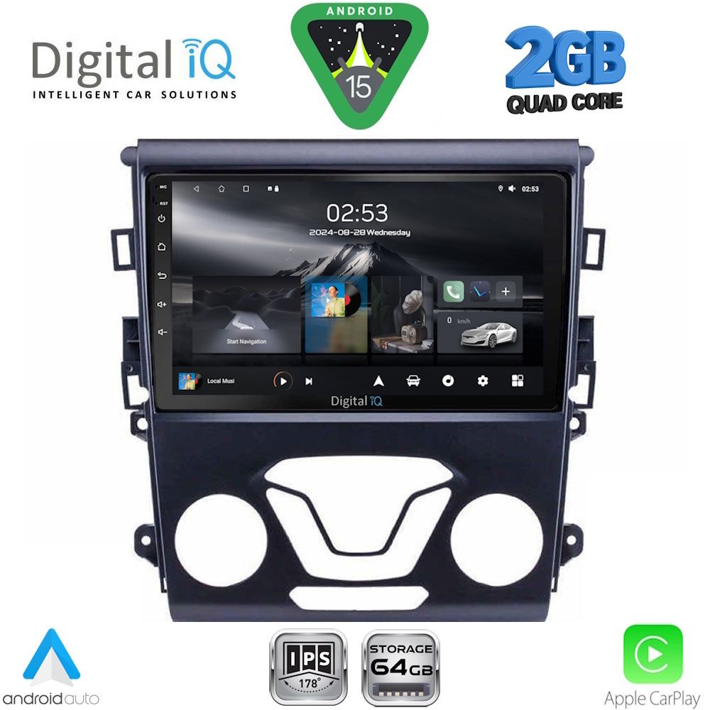 Βλησαρούλης Car Center - DIGITAL IQ RSD 1164_CPA A/C (9inc) MULTIMEDIA TABLET OEM FORD MONDEO mod. 2014-2023