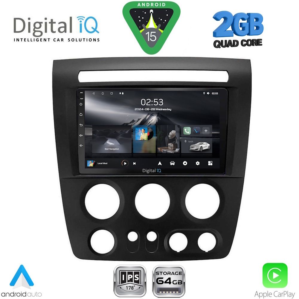 Βλησαρούλης Car Center - DIGITAL IQ RSD 1218_CPA (9inc) MULTIMEDIA TABLET for HUMMER H3 mod. 2005-2009