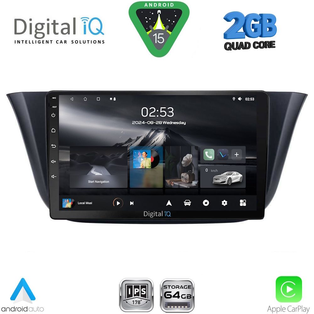 Βλησαρούλης Car Center - DIGITAL IQ RSD 1265_CPA (9inc) MULTIMEDIA TABLET for IVECO DAILY mod. 2014-2024