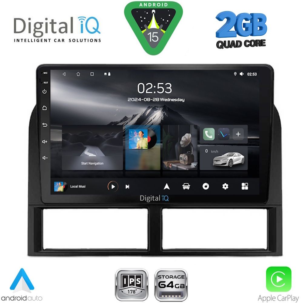 Βλησαρούλης Car Center - DIGITAL IQ RSD 1280_CPA (9inc) MULTIMEDIA TABLET for JEEP GRAND CHEROKEE mod. 1999-2004