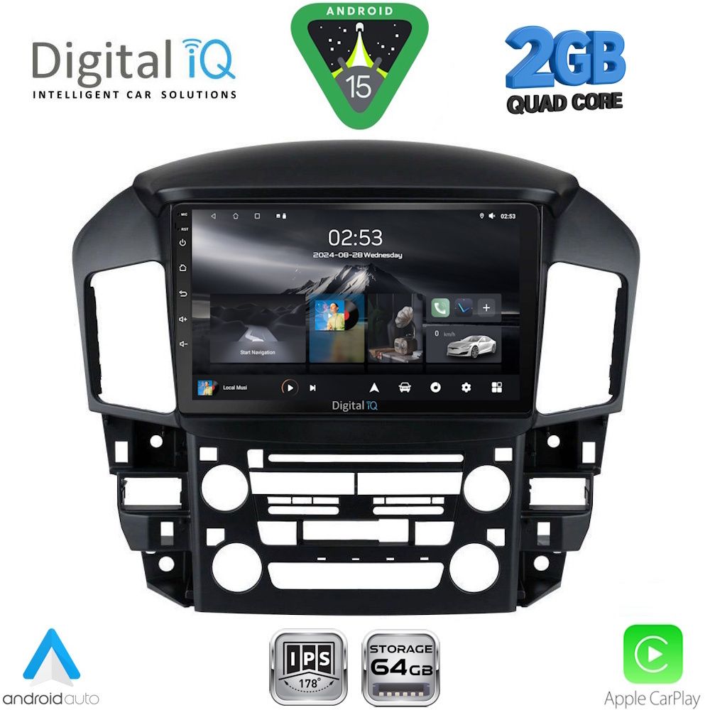Βλησαρούλης Car Center - DIGITAL IQ RSD 1344_CPA (9inc) MULTIMEDIA TABLET for LEXUS RX 300 mod. 1998-2003